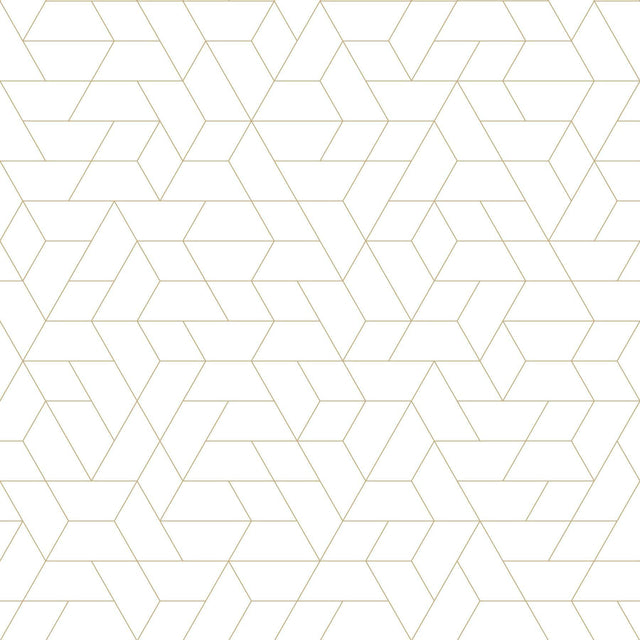 York Point of View Gold Wallpaper