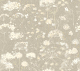 Candice Olson Botanical Fantasy Light Grey Wallpaper