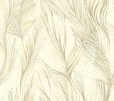 Candice Olson Peaceful Plume Beige Wallpaper