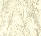 Candice Olson Peaceful Plume Beige Wallpaper