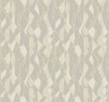 Candice Olson Stained Glass Grey Wallpaper