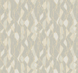 Candice Olson Stained Glass Grey Wallpaper