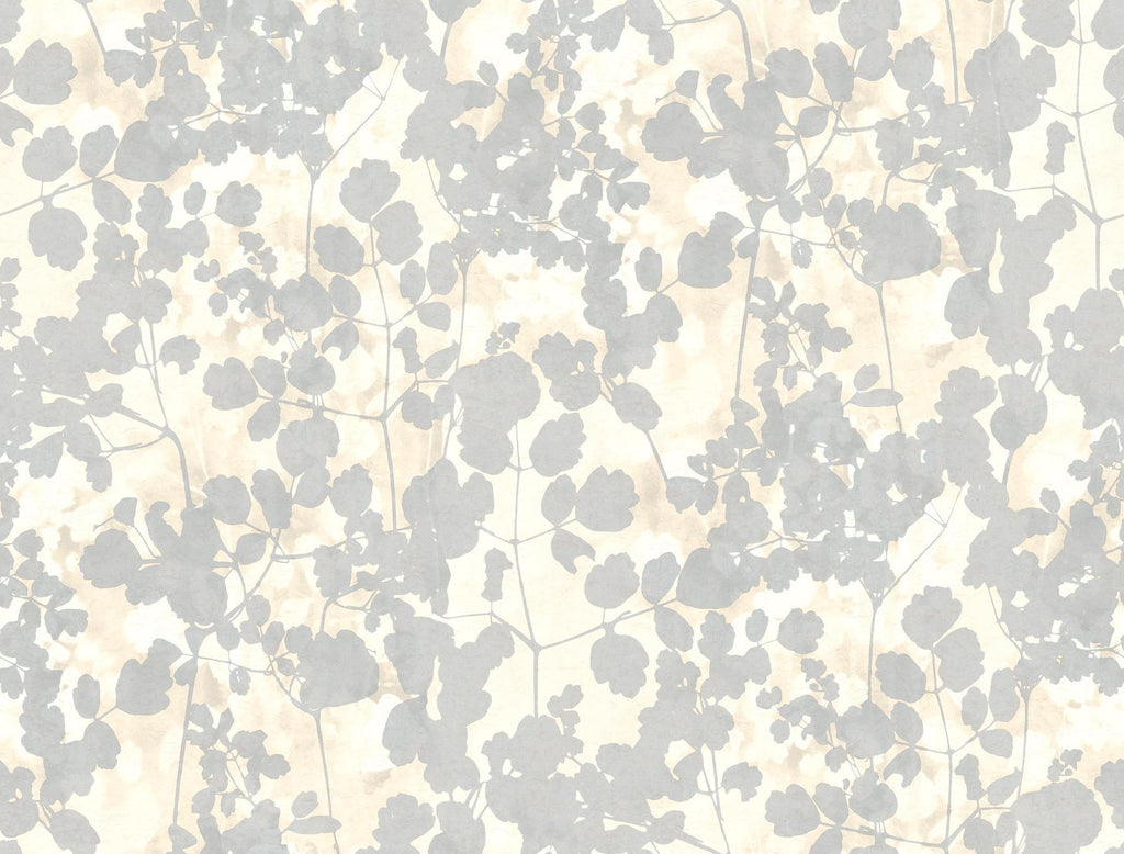 Candice Olson Pressed Leaves Cream Wallpaper