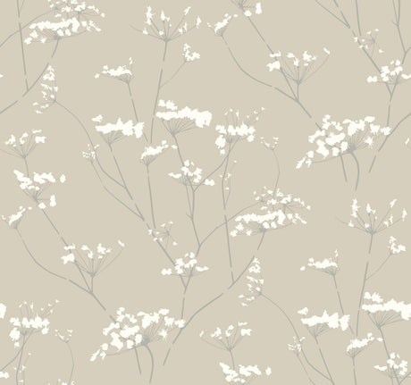 Candice Olson Enchanted Tan Wallpaper