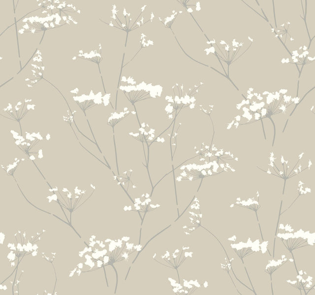 Candice Olson Enchanted Tan Wallpaper