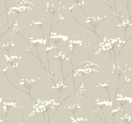 Candice Olson Enchanted Tan Wallpaper