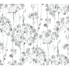 Candice Olson Flourish Blue/Gray Wallpaper