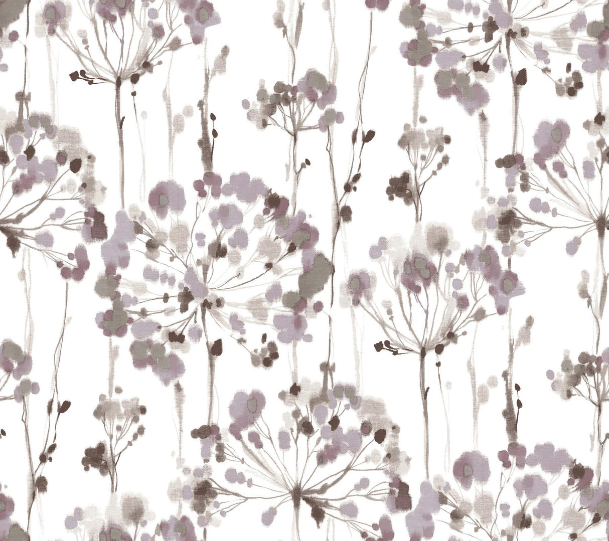Candice Olson Flourish Purple Wallpaper
