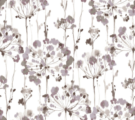 Candice Olson Flourish Purple Wallpaper