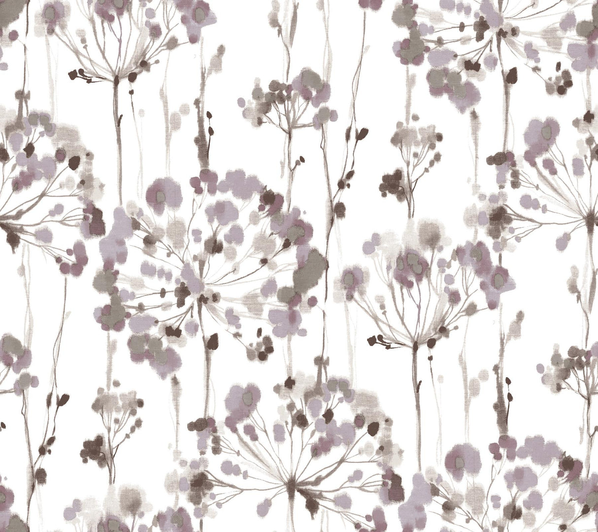 Candice Olson Flourish Purple Wallpaper