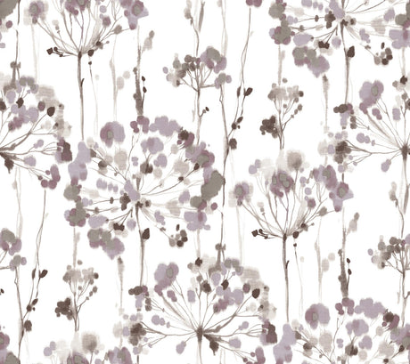 Candice Olson Flourish Purple Wallpaper