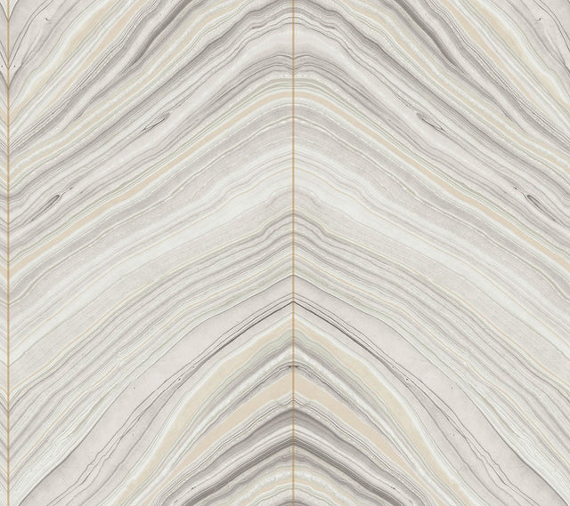 Candice Olson Onyx Strata Beige Wallpaper