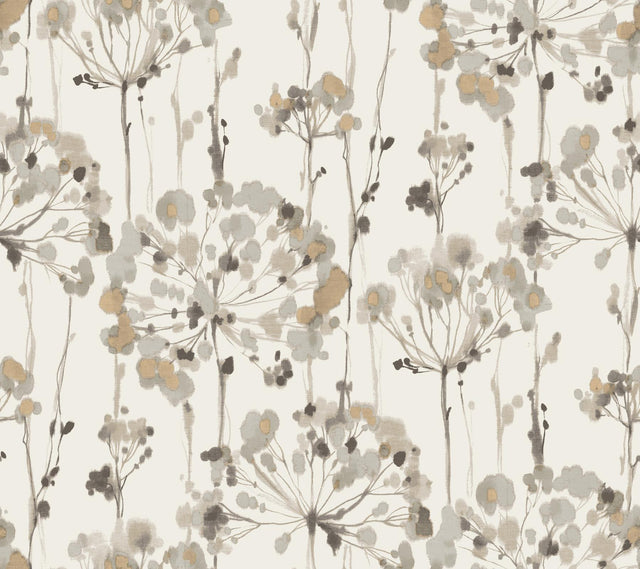 Candice Olson Flourish Beige Wallpaper