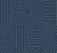 Candice Olson Diverging Diamonds Navy Wallpaper