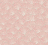 Candice Olson Luminous Ginkgo Coral Wallpaper