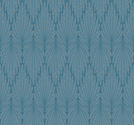 Candice Olson Cafe Society Blue Wallpaper