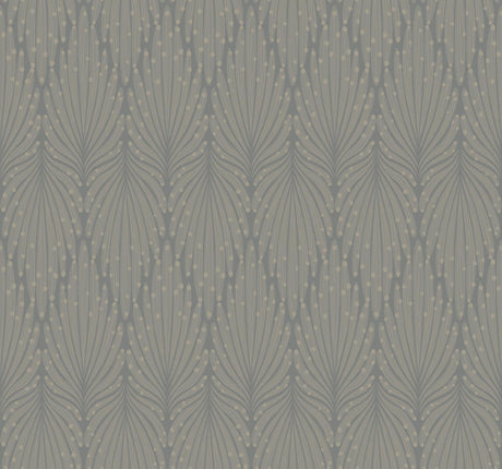 Candice Olson Cafe Society Dark Gray Wallpaper