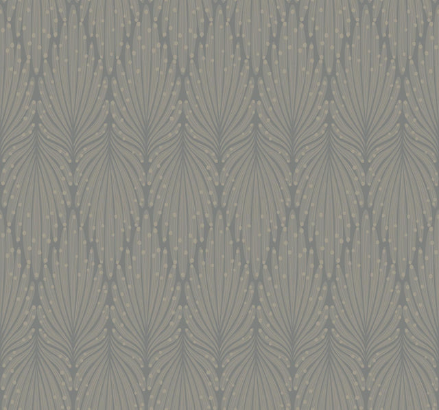 Candice Olson Cafe Society Dark Gray Wallpaper