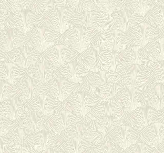 Candice Olson Luminous Ginkgo Taupe Wallpaper