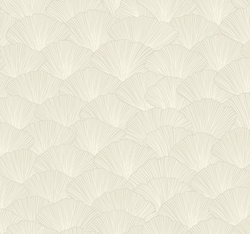 Candice Olson Luminous Ginkgo Taupe Wallpaper