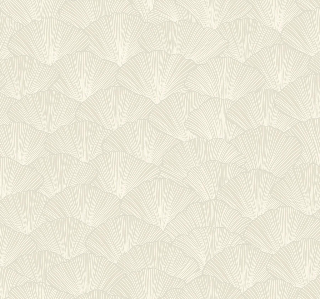 Candice Olson Luminous Ginkgo Taupe Wallpaper