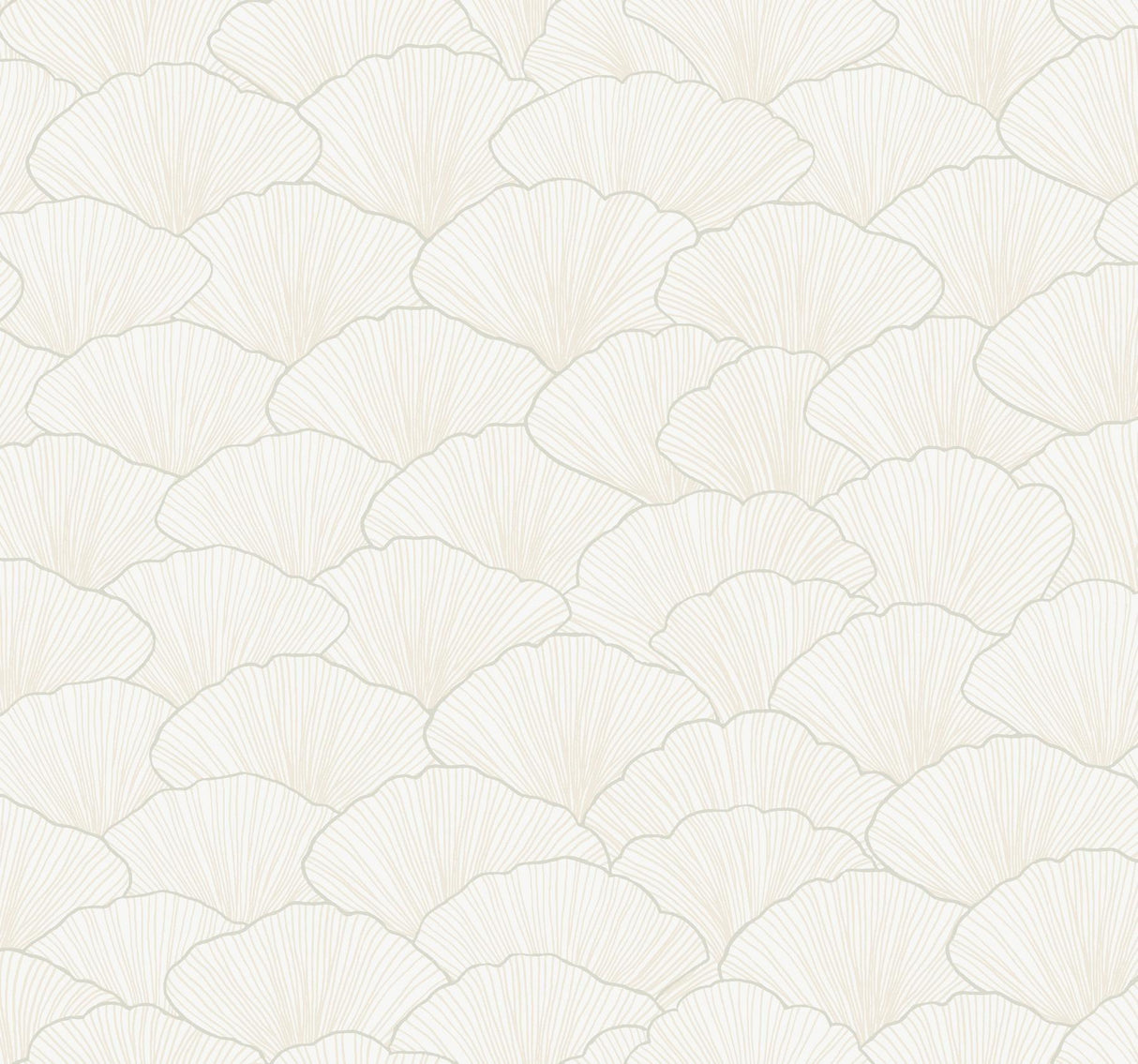 Candice Olson Luminous Ginkgo White/Cream Wallpaper