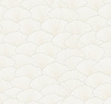 Candice Olson Luminous Ginkgo White/Cream Wallpaper