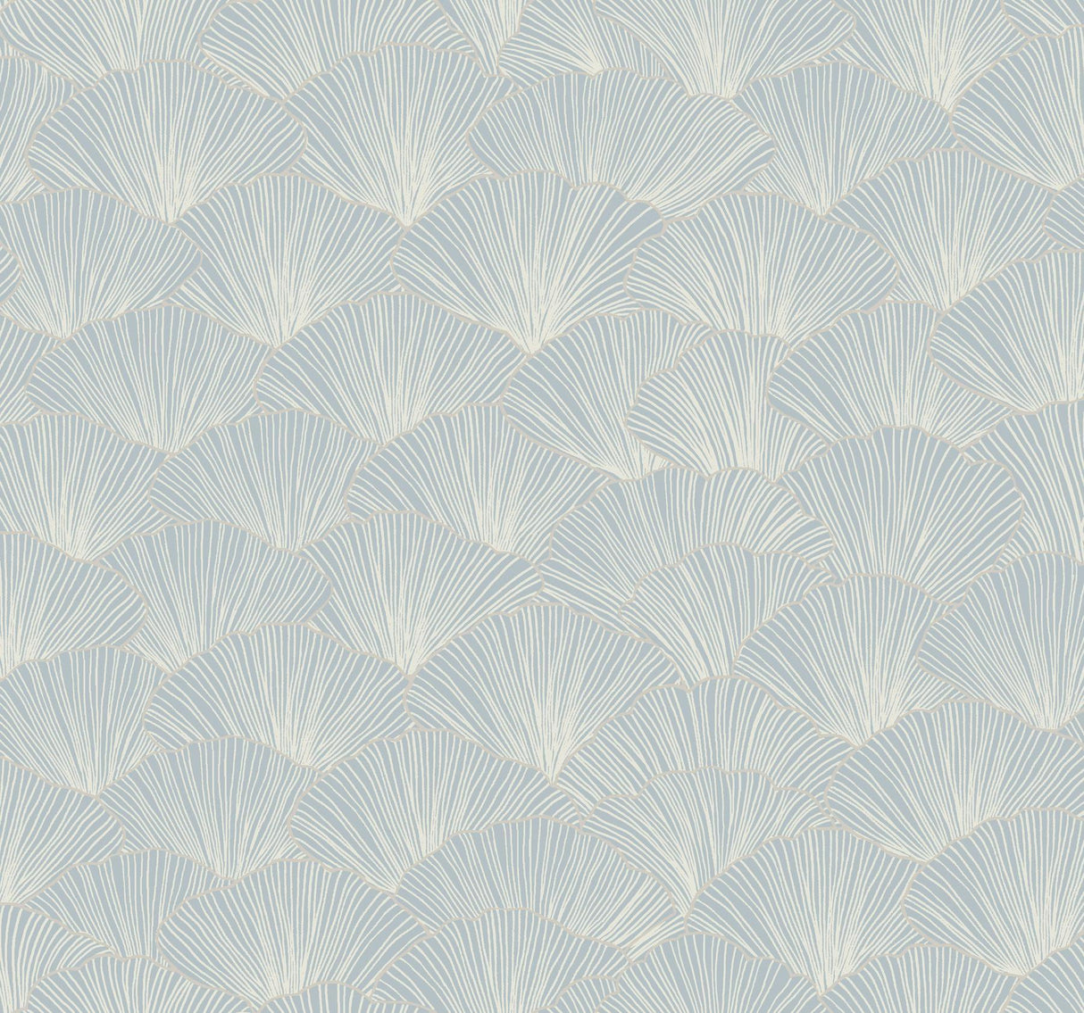 Candice Olson Luminous Ginkgo Blue Wallpaper