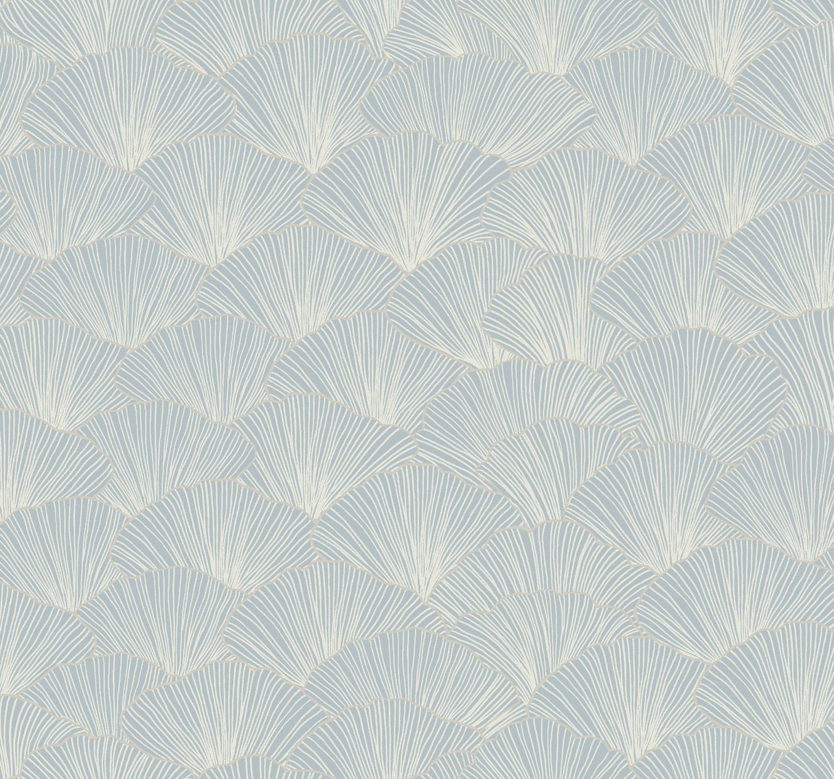 Candice Olson Luminous Ginkgo Blue Wallpaper
