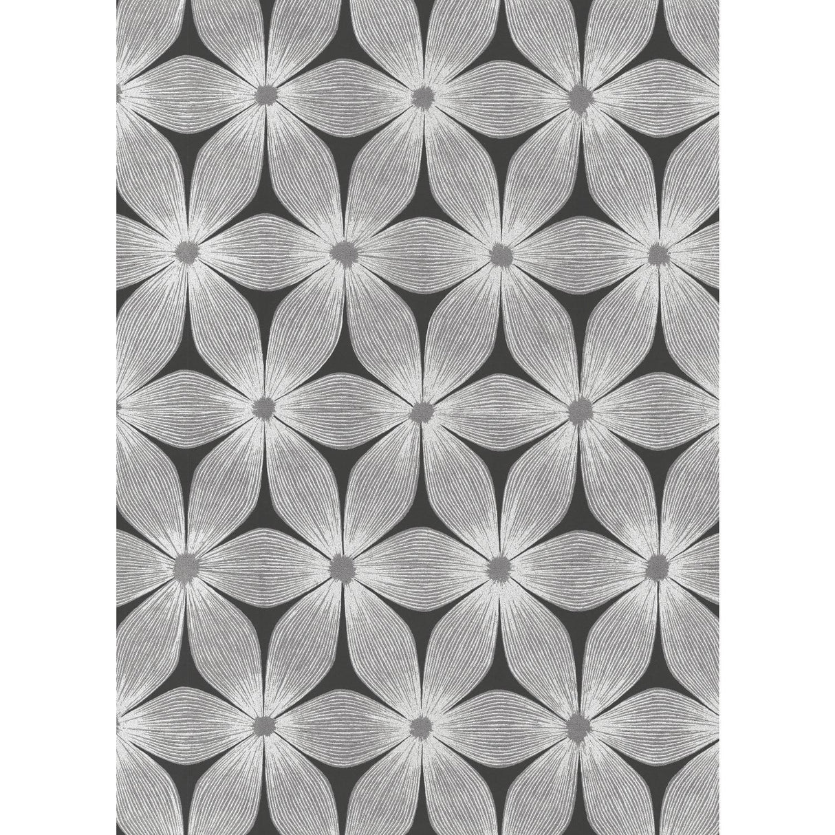 Candice Olson Everlasting Black/Silver Wallpaper