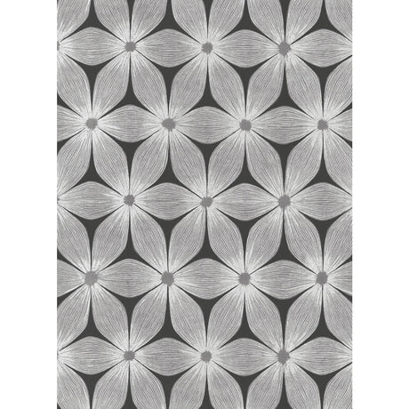 Candice Olson Everlasting Black/Silver Wallpaper