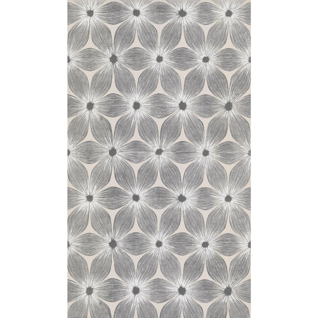 Candice Olson Everlasting White/Silver Wallpaper