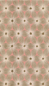 Candice Olson Everlasting Coral/Gold Wallpaper