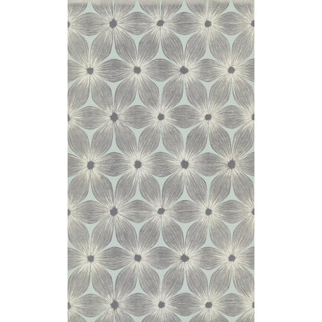 Candice Olson Everlasting Blue/Silver Wallpaper