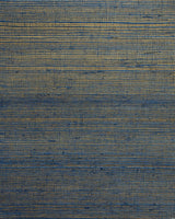 Candice Olson Plain Sisals Indigo/Gold Wallpaper