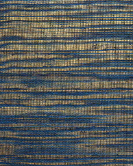 Candice Olson Plain Sisals Indigo/Gold Wallpaper