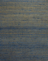 Candice Olson Plain Sisals Indigo/Gold Wallpaper
