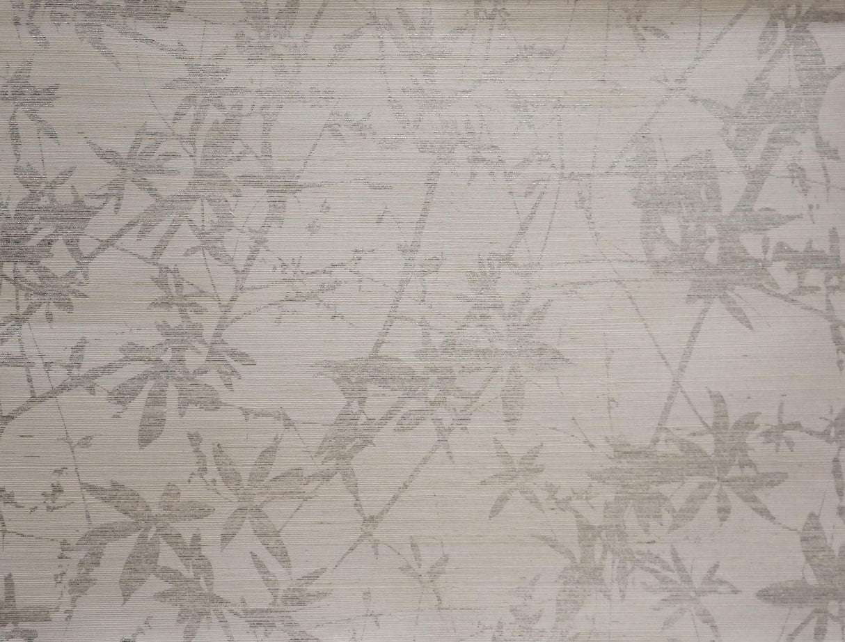 Candice Olson Sylvan Silver/White Wallpaper
