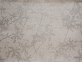 Candice Olson Sylvan Silver/White Wallpaper