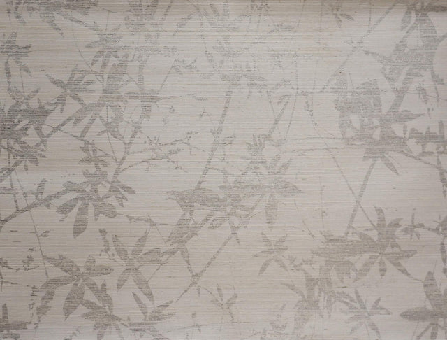 Candice Olson Sylvan Silver/White Wallpaper