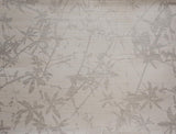 Candice Olson Sylvan Silver/White Wallpaper