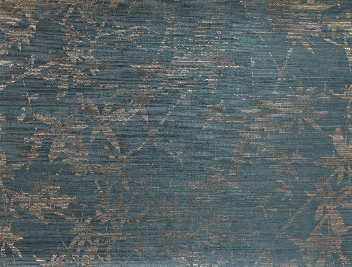 Candice Olson Sylvan Gold/Teal Wallpaper