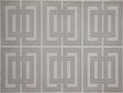 Candice Olson Quad Silver/White Wallpaper