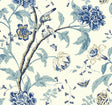 York Teahouse Floral Greens Wallpaper