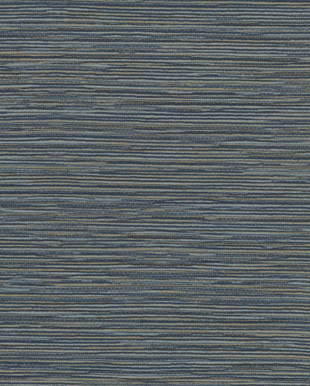York Ramie Weave Dark Blue Wallpaper
