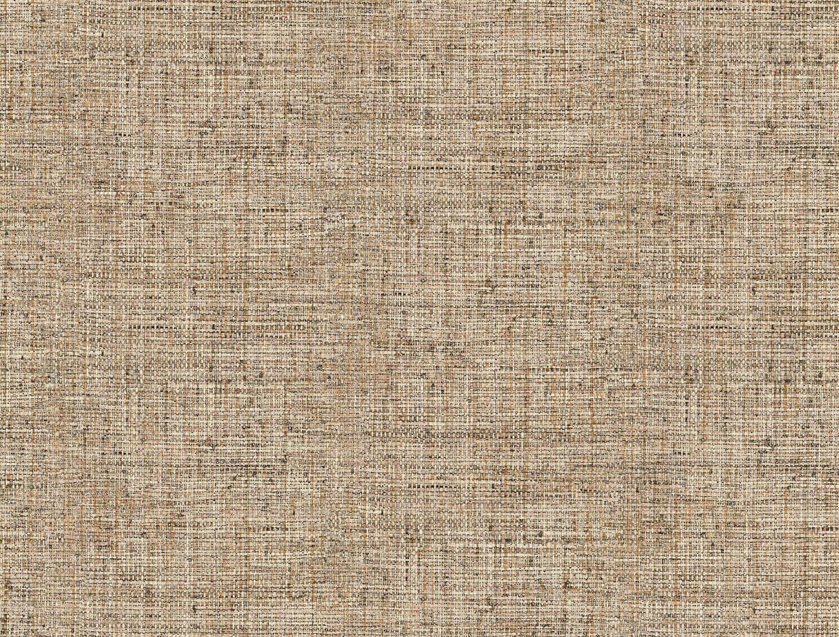 York Papyrus Weave Orange/Red Wallpaper