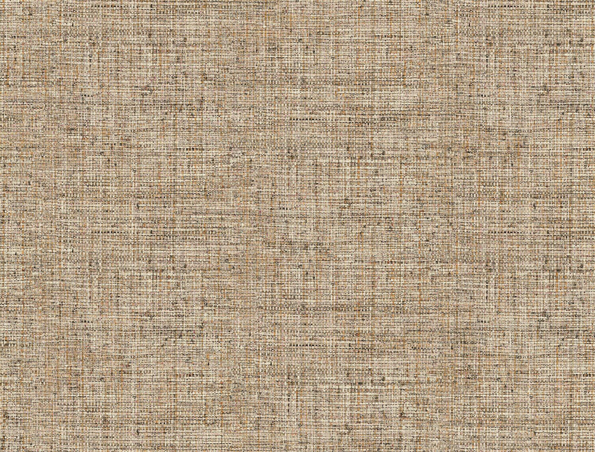 York Papyrus Weave Orange/Red Wallpaper