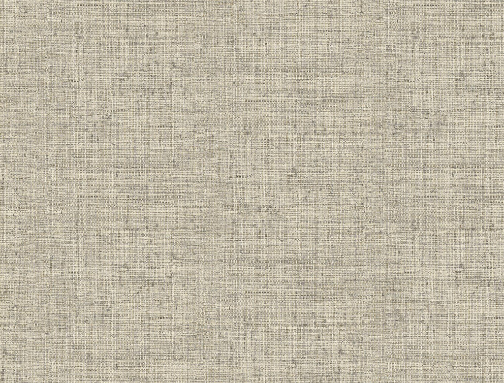 York Papyrus Weave Greige Wallpaper