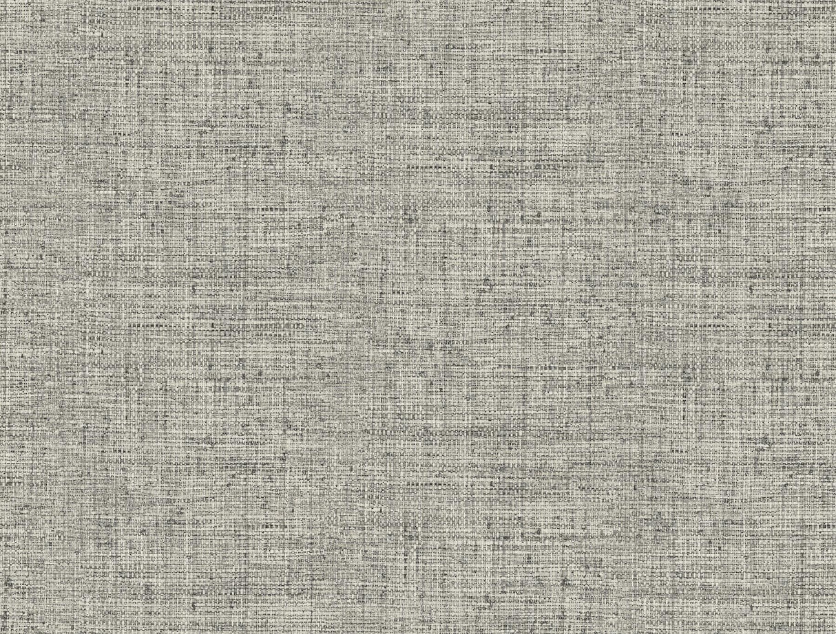 York Papyrus Weave Charcoal Wallpaper