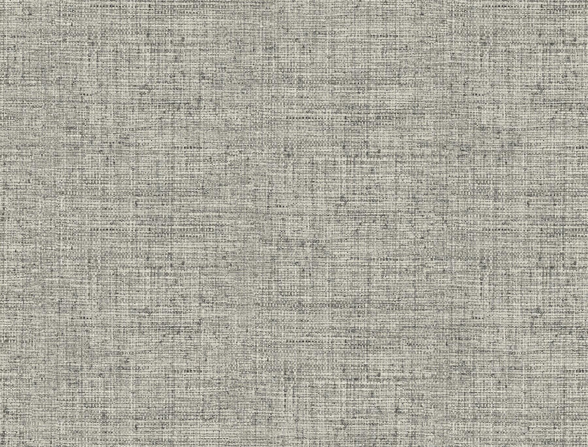 York Papyrus Weave Charcoal Wallpaper